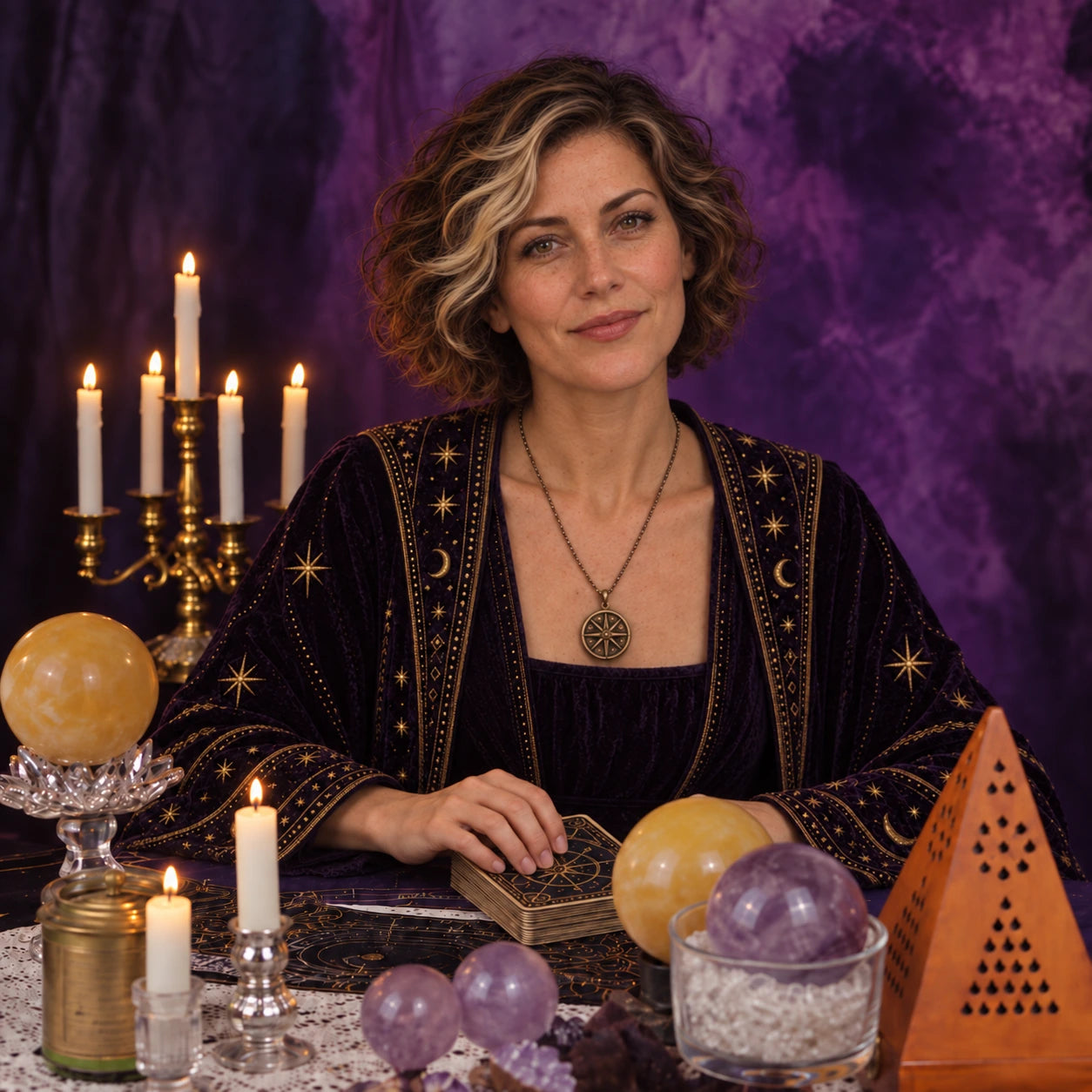 Mira Lin, tarot reader