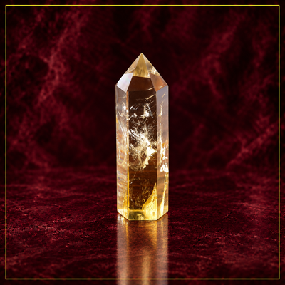 Citrine Crystal Tower — Abundance and Energy Amplification