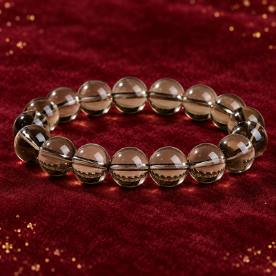Natural Smoky Quartz Bracelet — Grounding and Balance