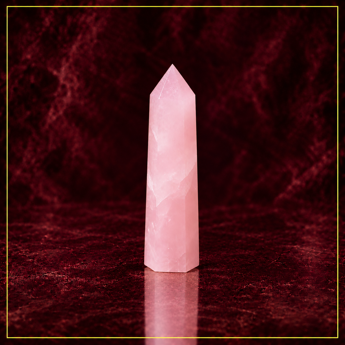Rose Quartz Crystal Tower — Love and Energy Amplification