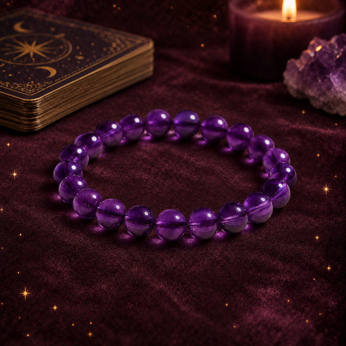 Natural Amethyst Bracelet — Calm and Intuition