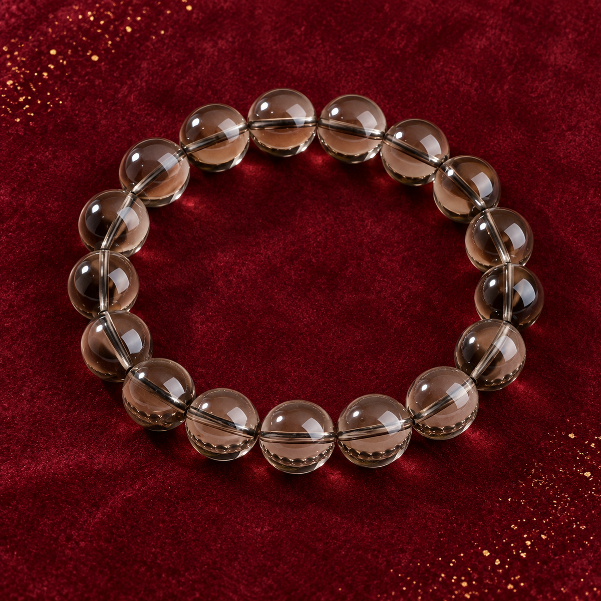 Natural Smoky Quartz Bracelet — Grounding and Balance