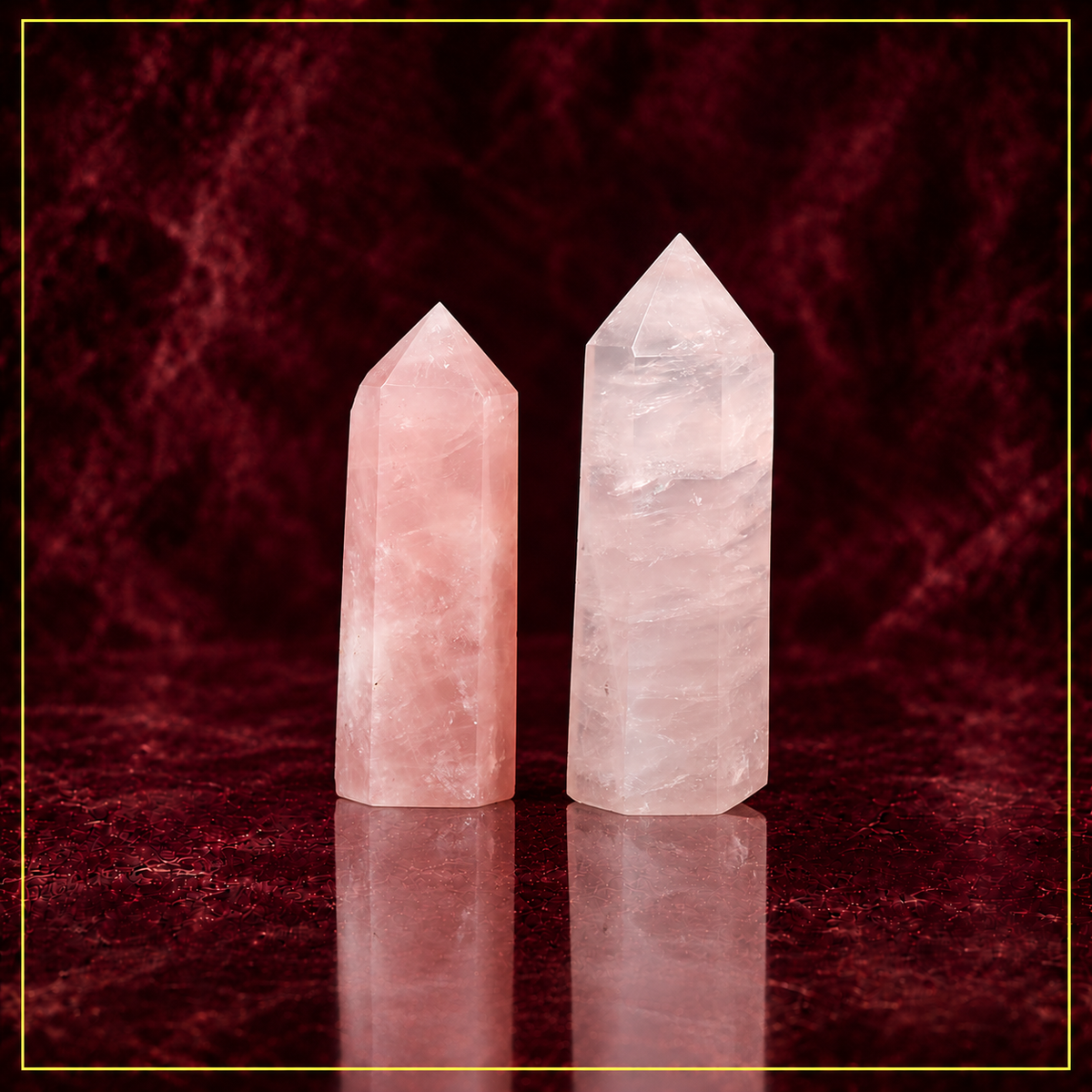 Rose Quartz Crystal Tower — Love and Energy Amplification