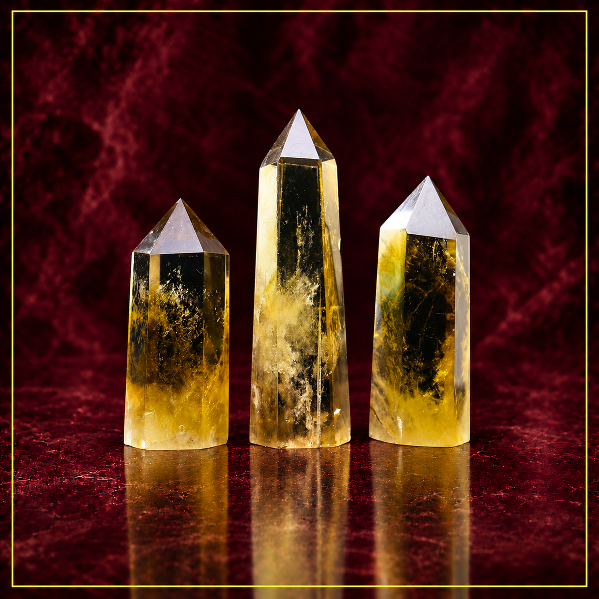 Citrine Crystal Tower — Abundance and Energy Amplification