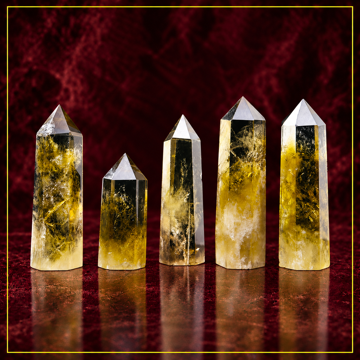 Citrine Crystal Tower — Abundance and Energy Amplification