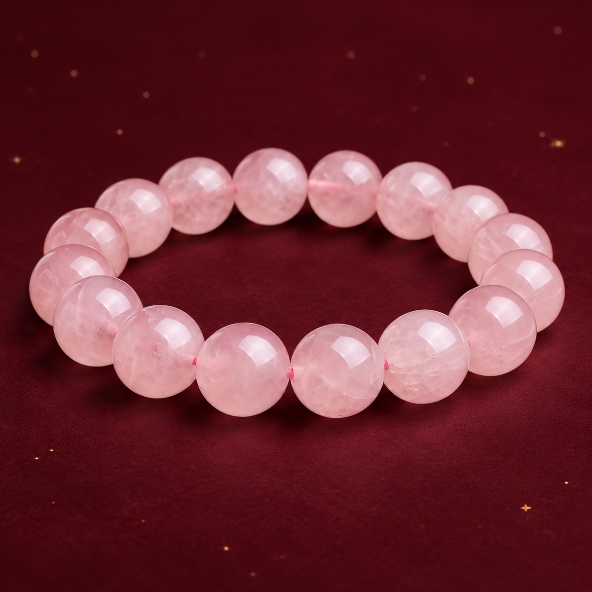 Natural Rose Quartz Bracelet — Love and Self-Compassion