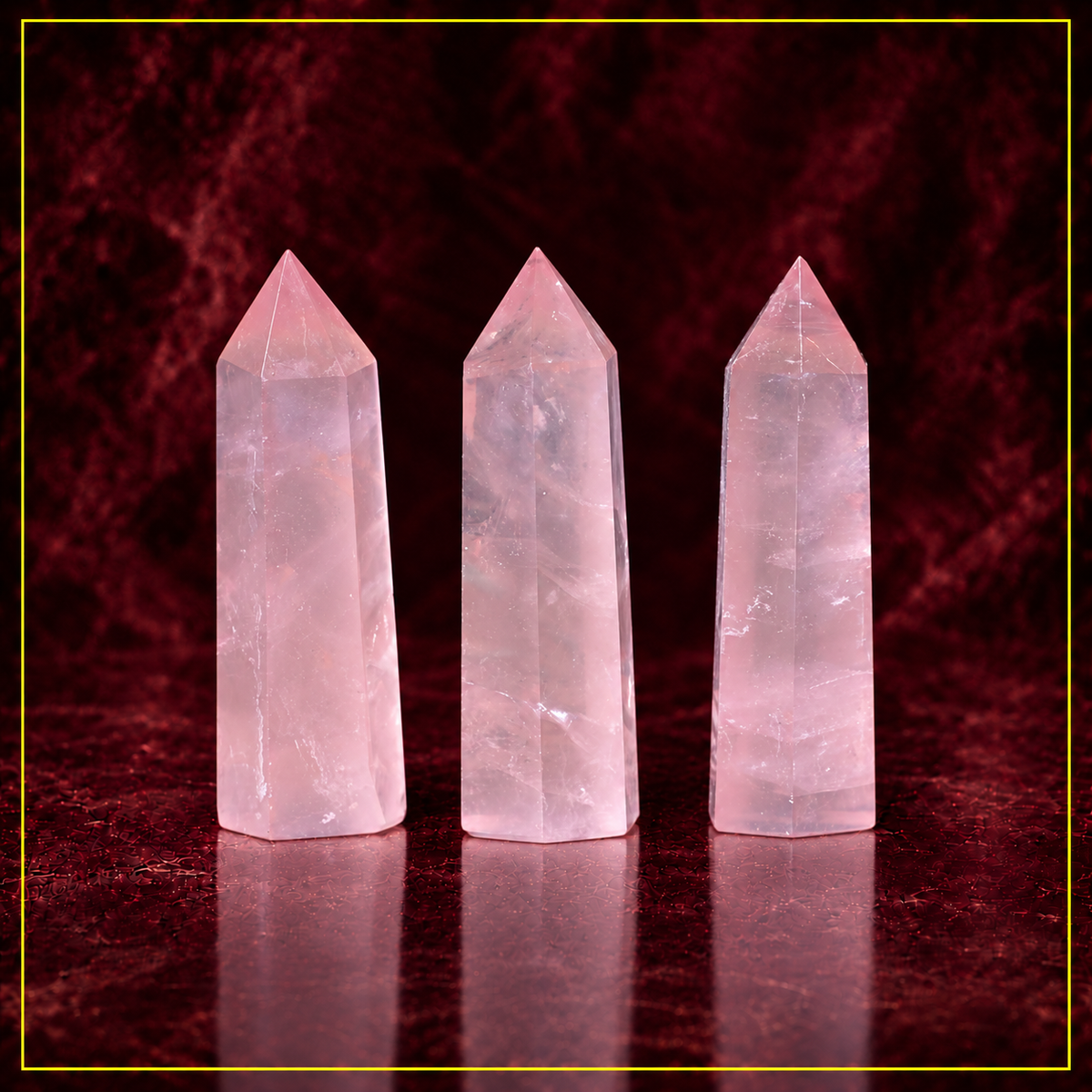 Rose Quartz Crystal Tower — Love and Energy Amplification