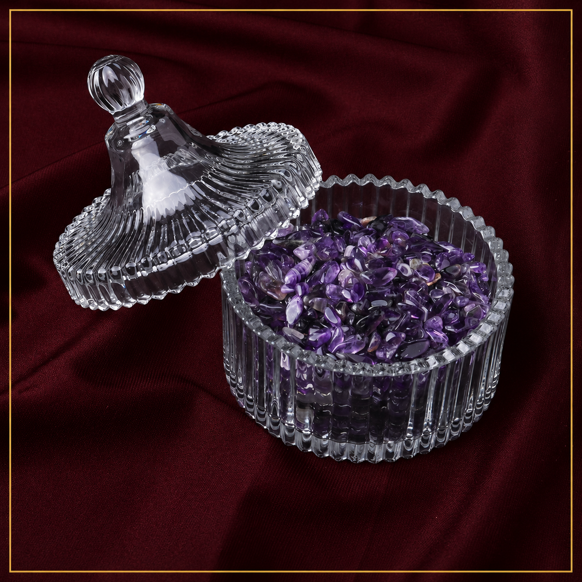 Natural Crystal Cleansing Bowl – Tarot Cleansing Tool