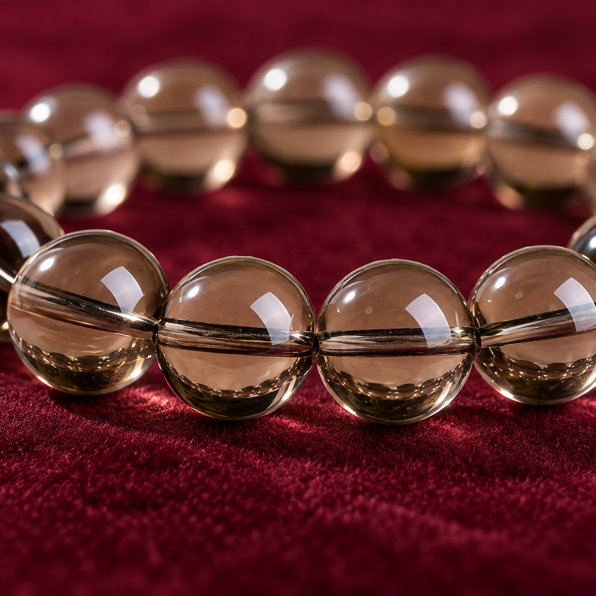 Natural Smoky Quartz Bracelet — Grounding and Balance
