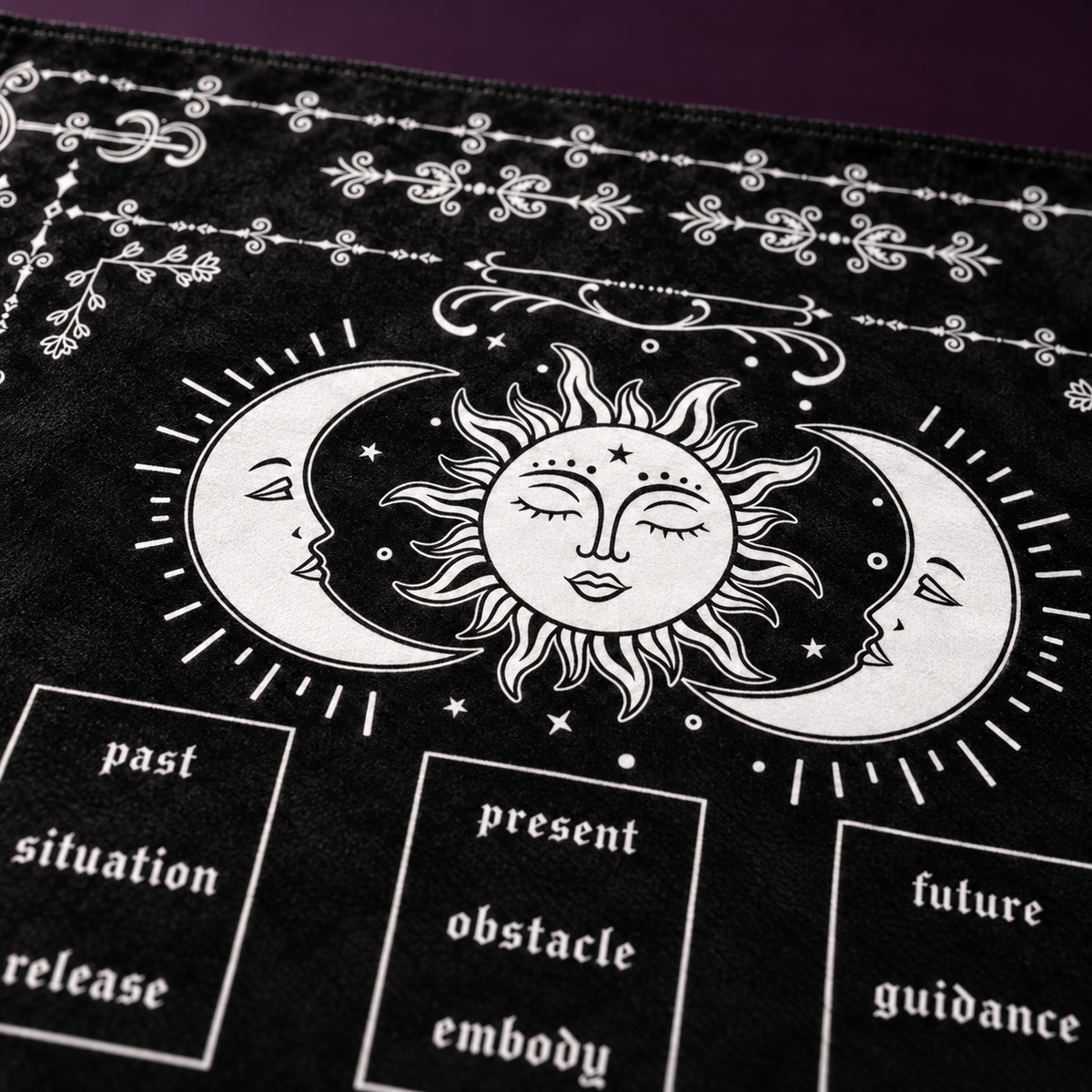 Know Thyself Sun and Moon Tarot Cloth – Energy Collector