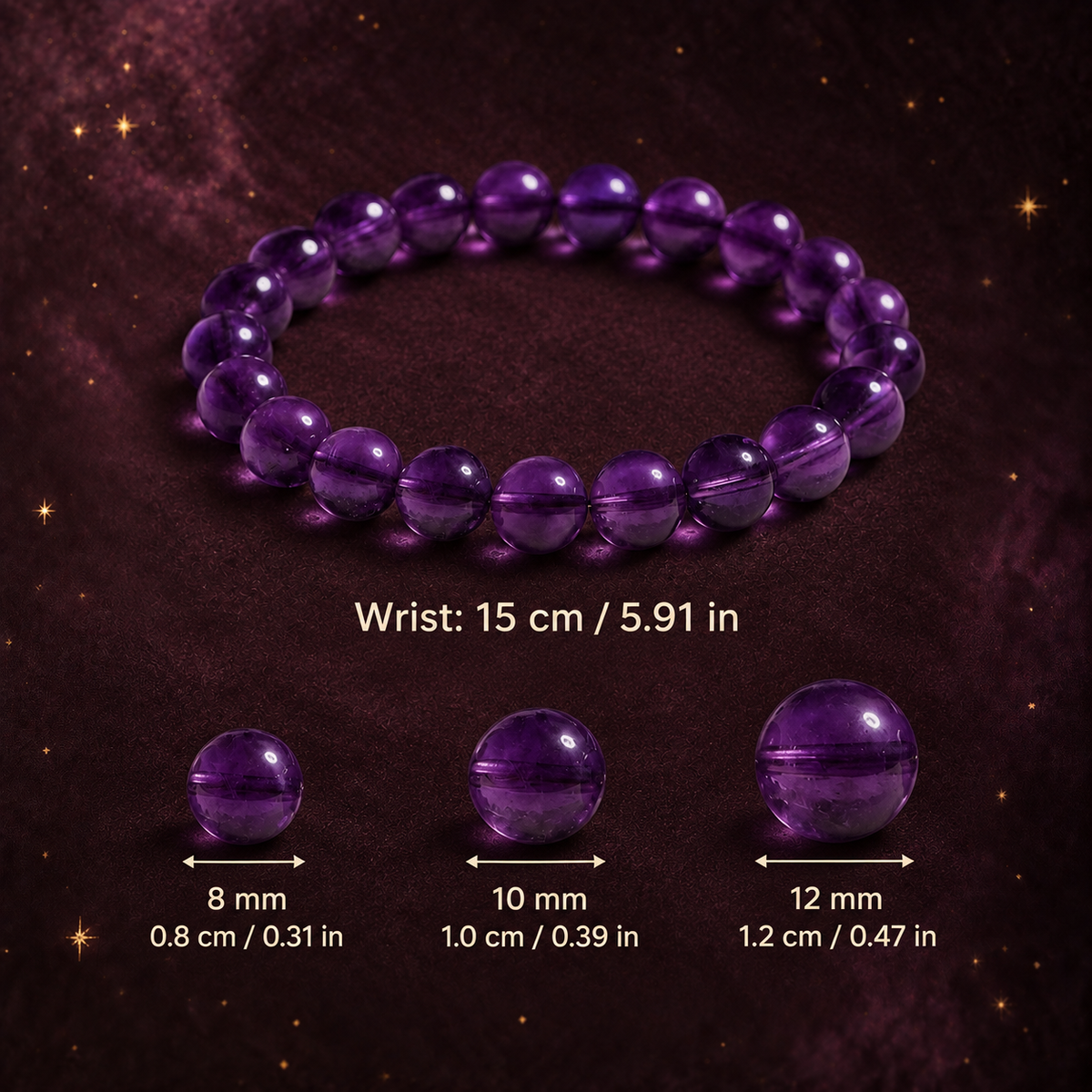 Natural Amethyst Bracelet — Calm and Intuition