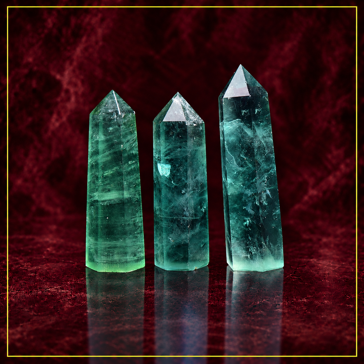 Green Fluorite Crystal Tower — Clarity and Energy Amplification