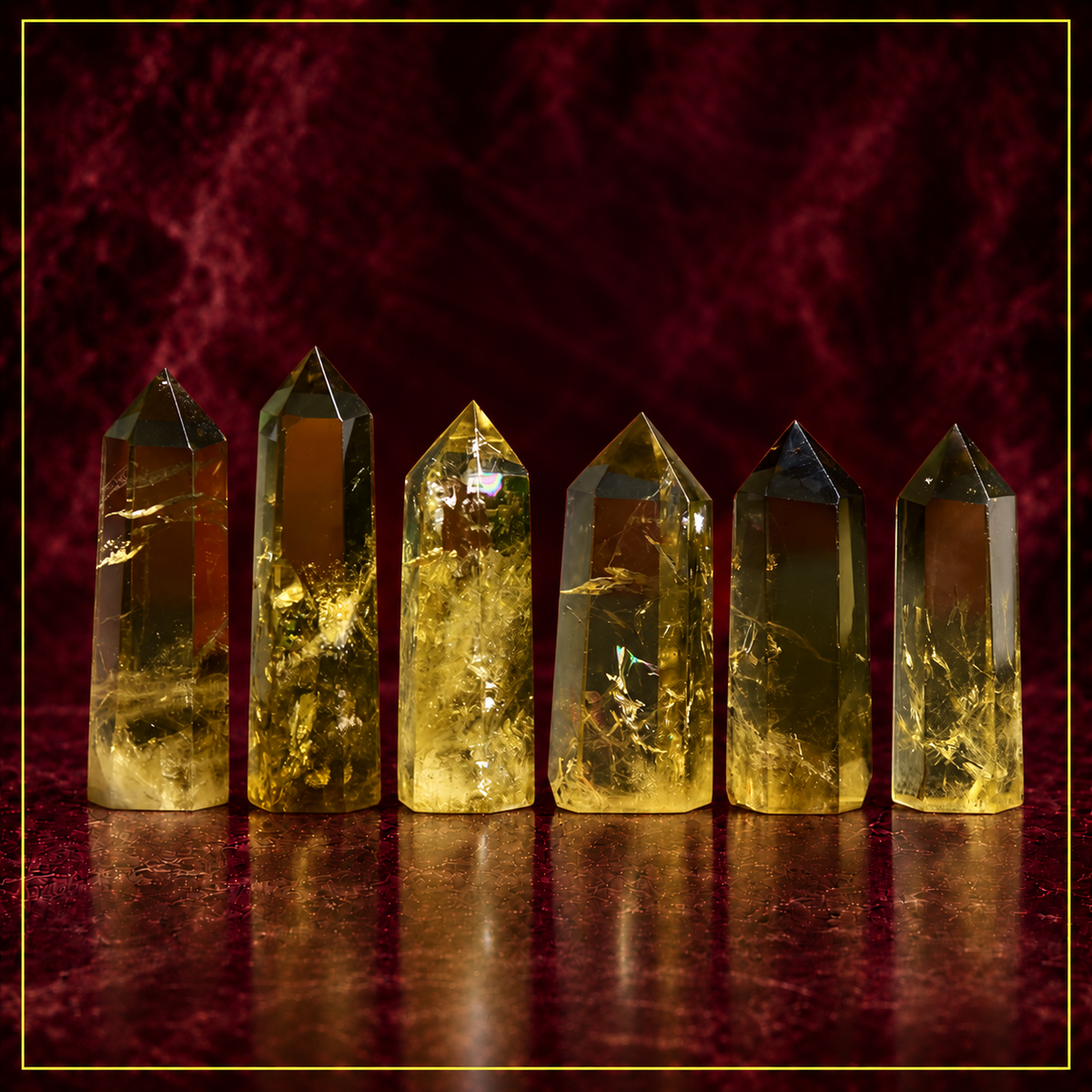 Citrine Crystal Tower — Abundance and Energy Amplification