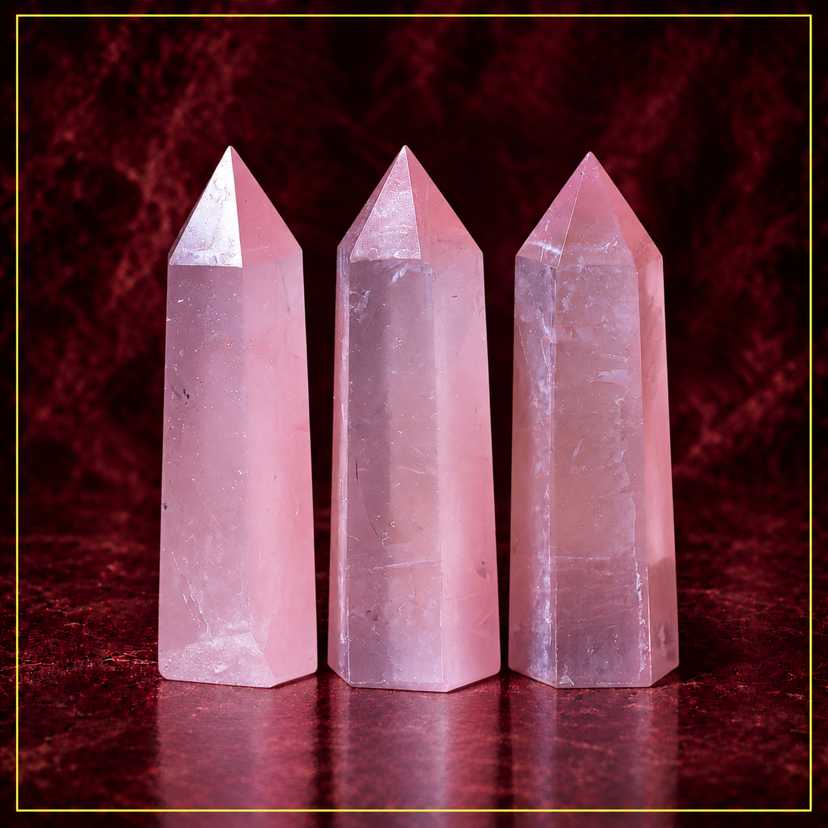 Rose Quartz Crystal Tower — Love and Energy Amplification