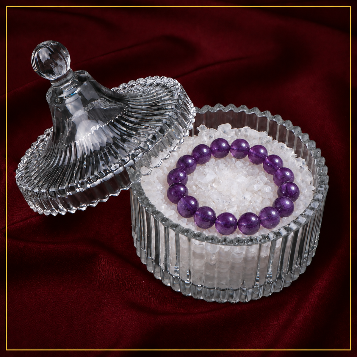 Natural Amethyst Bracelet — Calm and Intuition