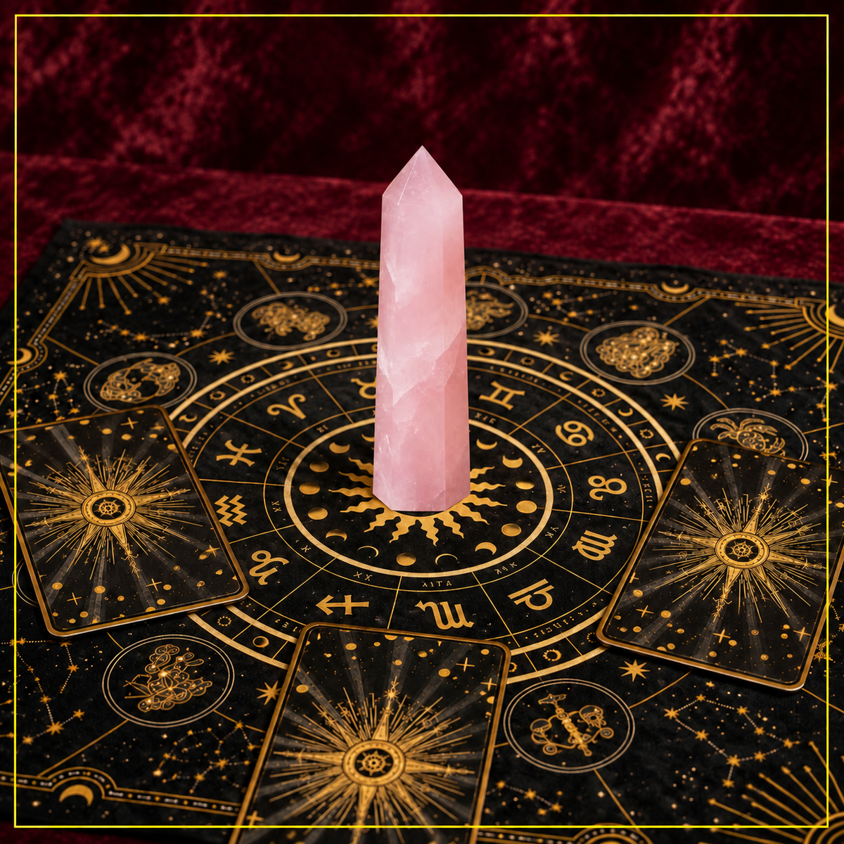 Rose Quartz Crystal Tower — Love and Energy Amplification