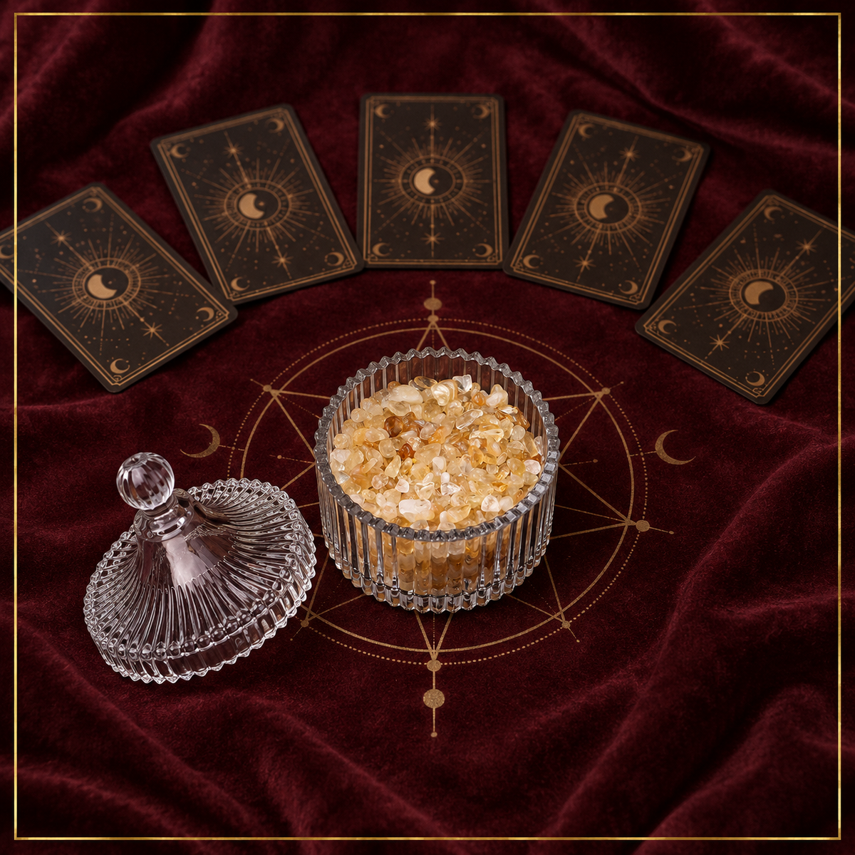 Natural Crystal Cleansing Bowl – Tarot Cleansing Tool