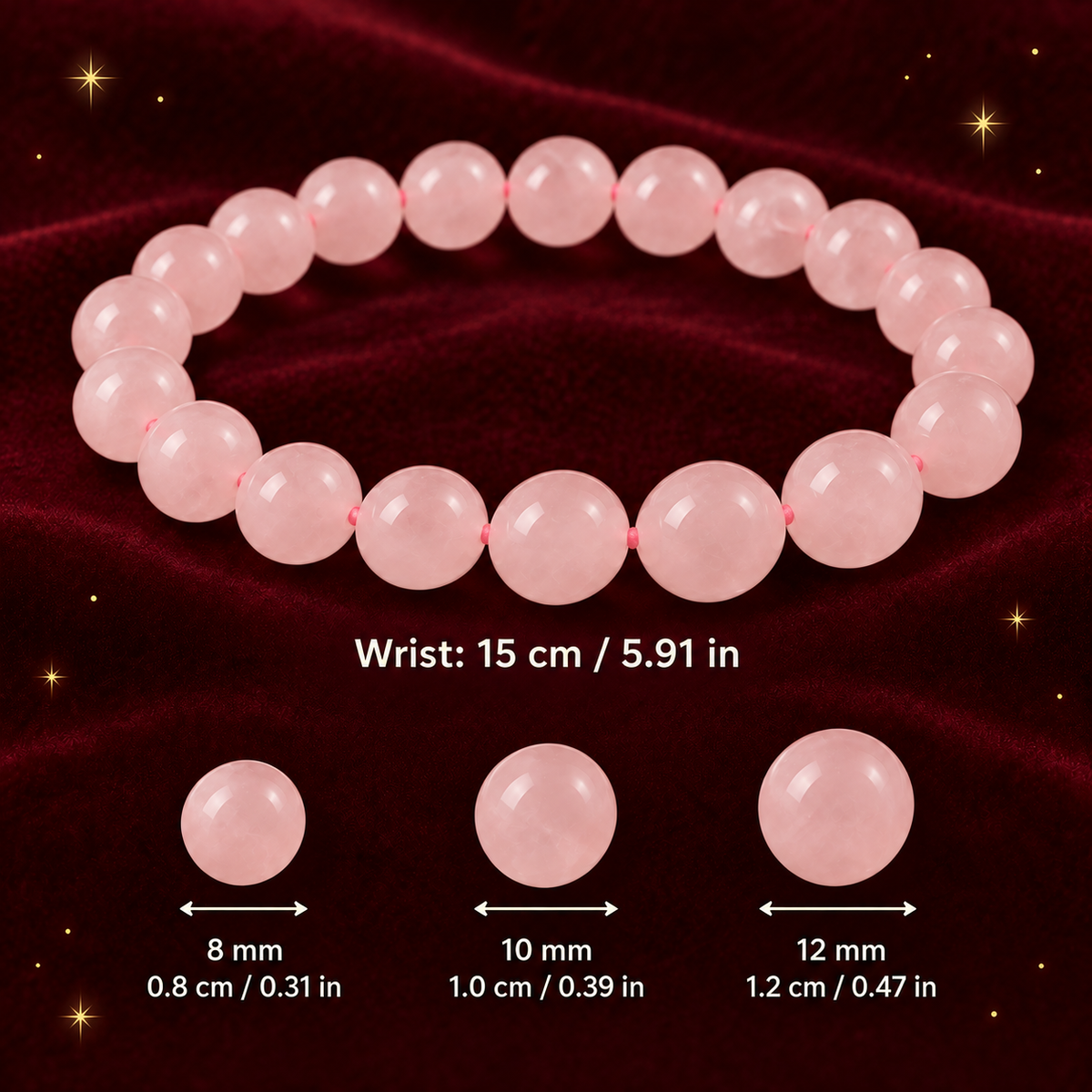 Natural Rose Quartz Bracelet — Love and Self-Compassion