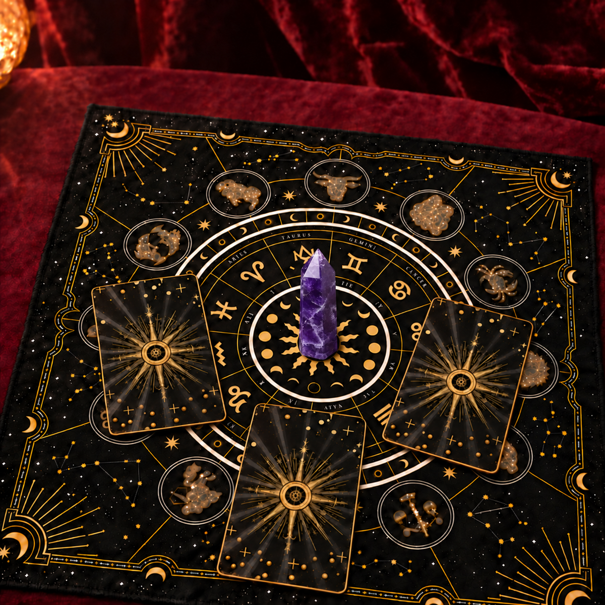 Amethyst Crystal Tower—Intuition and Energy Amplification